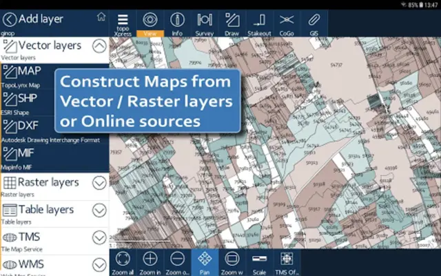 topoXpress GIS & Survey android App screenshot 3